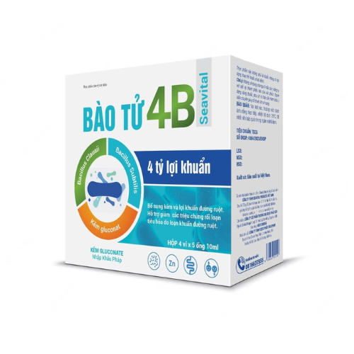 Bào tử lợi khuẩn 4B hộp 20 ống