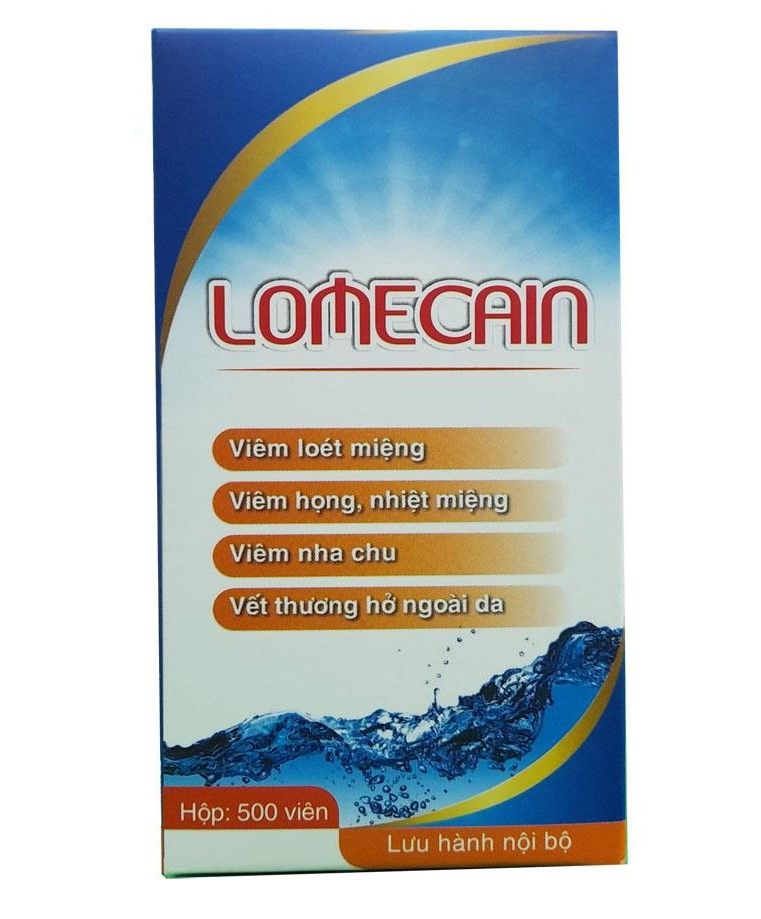Nhiệt miệng Lomecain lọ 500 viên
